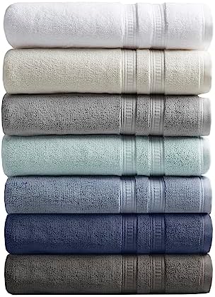 Beautyrest Plume 100 Cotton Bath Towel Set 6 Piece
