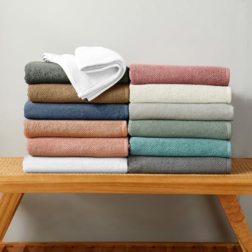 Great Bay Home White Bath Towels 4 Pack 1