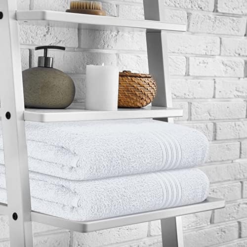 BOUTIQUO 2 Pack Bath Towel Set 28x55 Inches