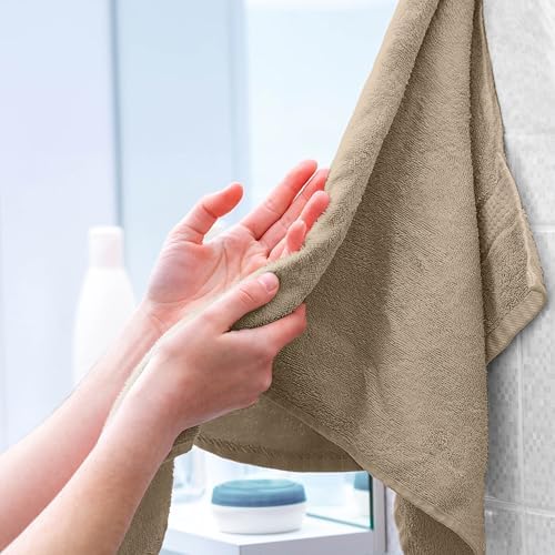 Martex Easy Living 6-Piece Bathroom Towel Set Soft Fluffy Quick-Dry Towels