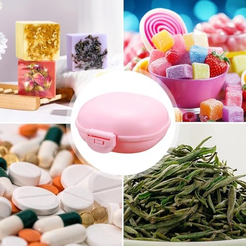 GLANSI Soap Dish - Leakproof Travel Holder with Lid