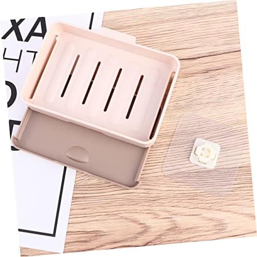 WESIEVYA Wall-Mounted Soap Dish Khaki