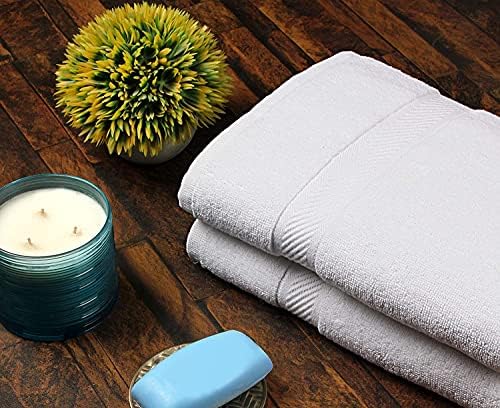 SIMPLI-MAGIC Bath Towel Set 6-Piece 24x46 White