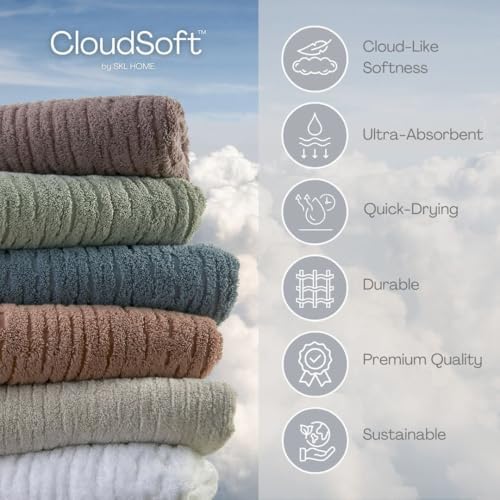 SKL Home CloudSoft Cotton Luxury Bath Towel