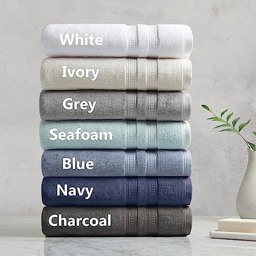 Beautyrest Plume 100 Cotton Bath Towel Set 6 Piece