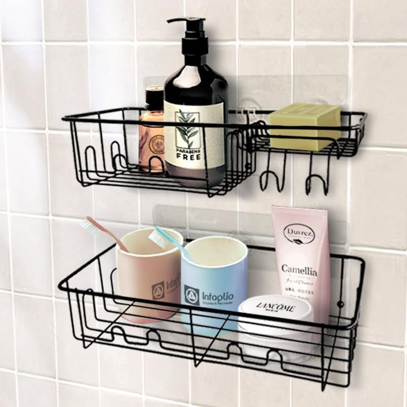 Leeda 2-Tier Soap Dish Holder Shower Caddy Organizer