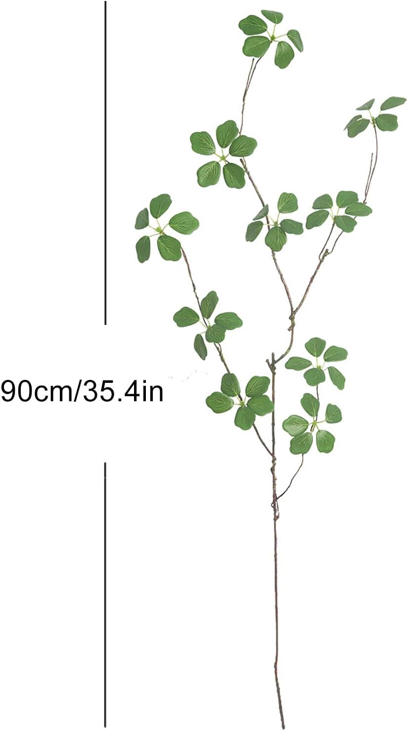 4 Pcs Artificial Greenery Plant Branches for Vase Decor