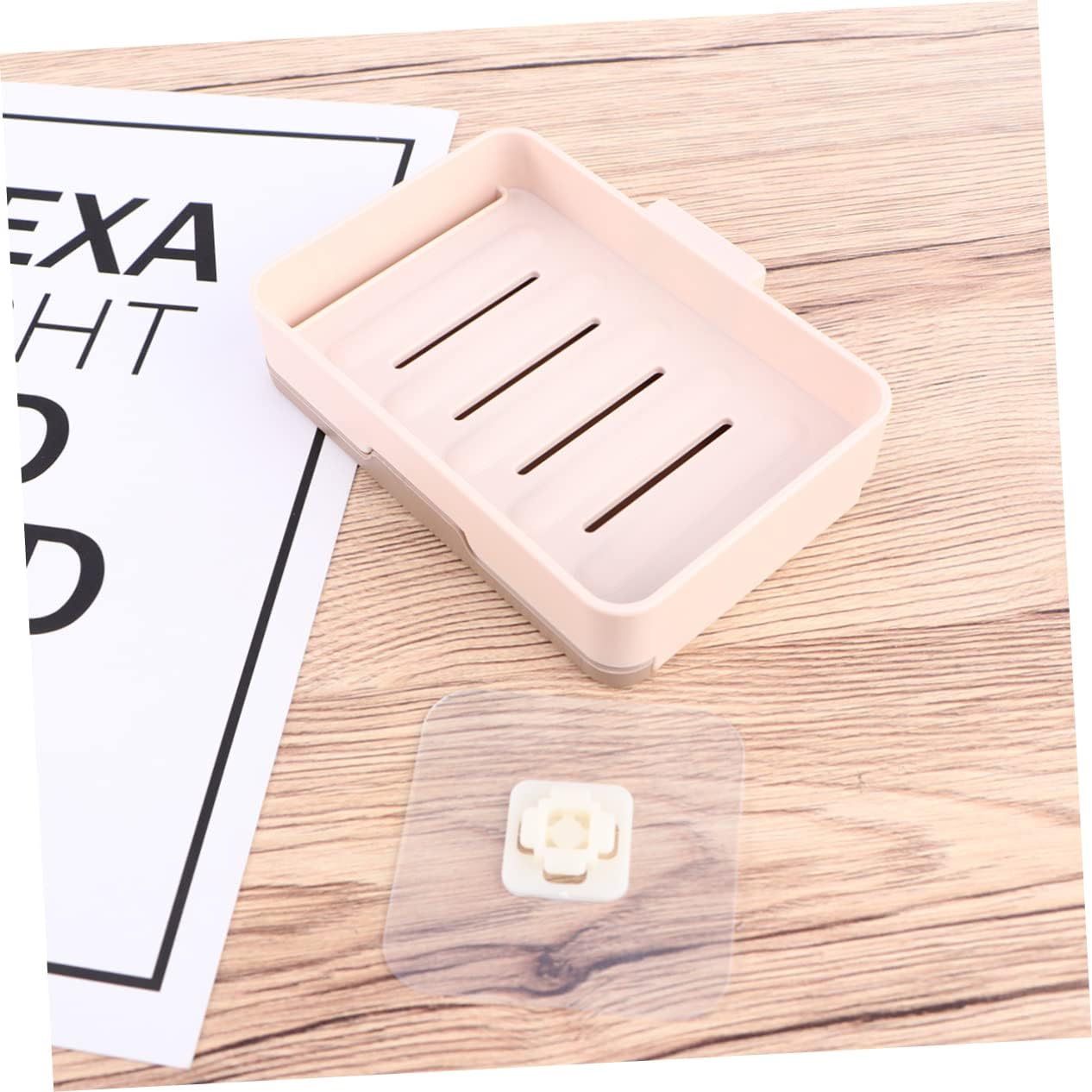 TOPBATHY Leakproof Drainable Soap Holder for Bathroom Kitchen Counter
