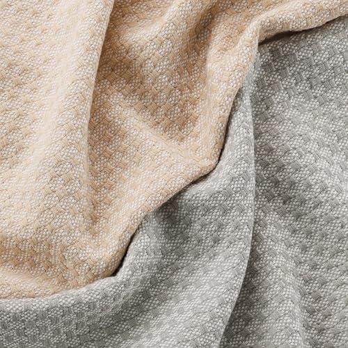 DEMMEX Micro Waffle Turkish Bath Towel - 70x40 Brown