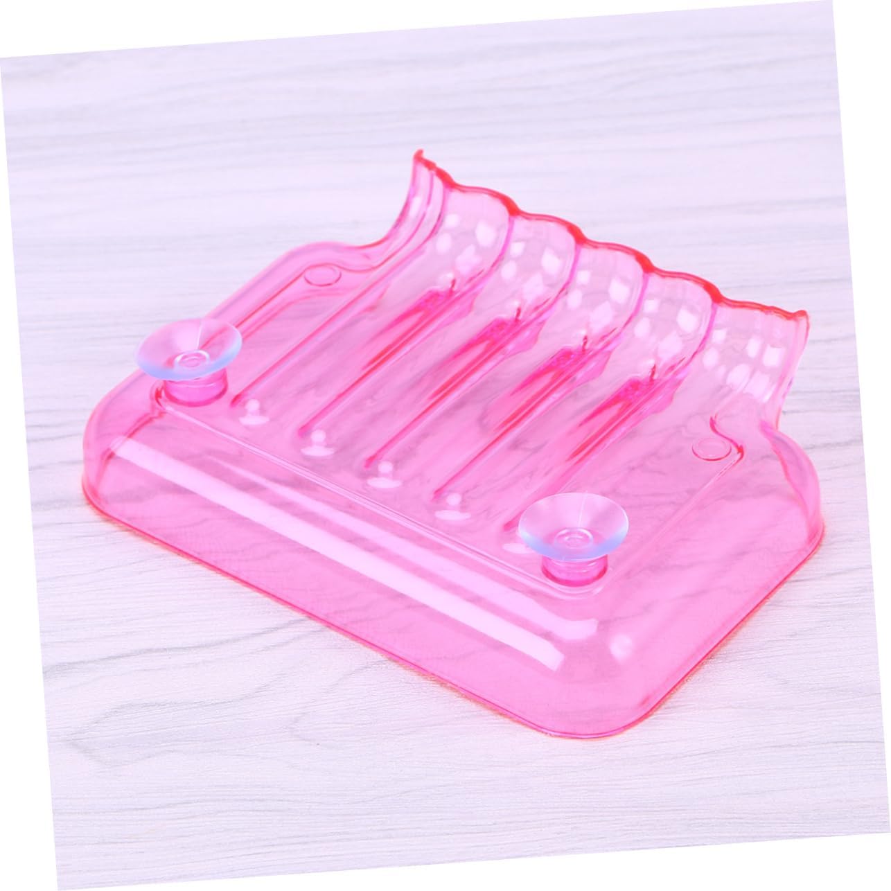 CONGARTENO Bathroom Waterfall Soap Dish with Clear Sponge Holder 1