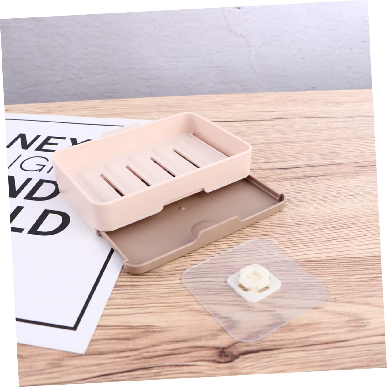 Sturdy Soap Dish Rack with Draining Function for Bathroom