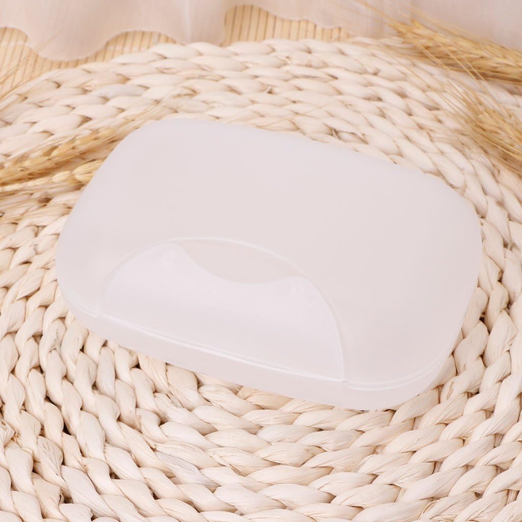 ZIRANU Travel Soap Dish Holder for Bathroom Shower Kitchen