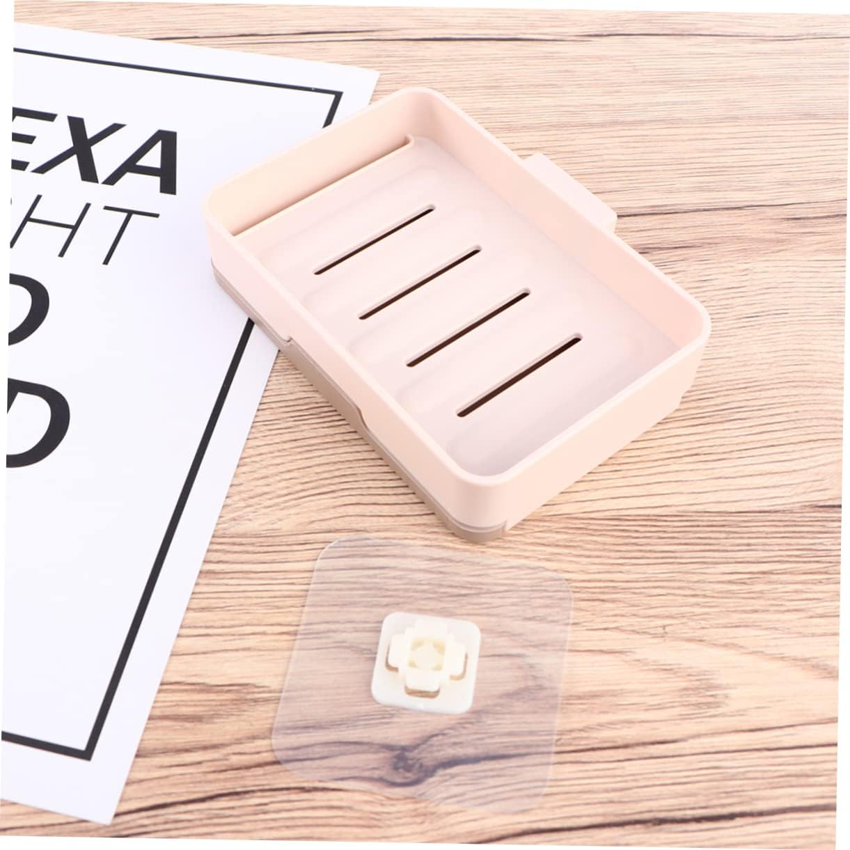 Amosfun Wall-Mounted Drain Proof Soap Dish Holder