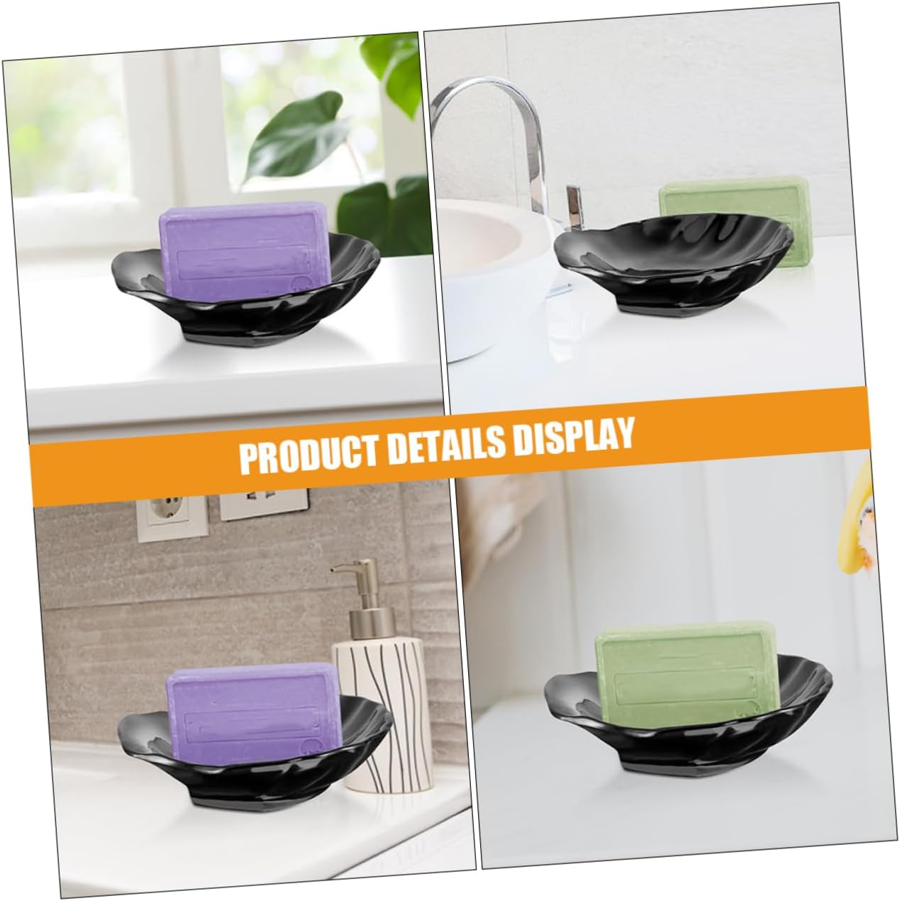 STOBAZA Ocean-Themed Shell Soap Dish Holder