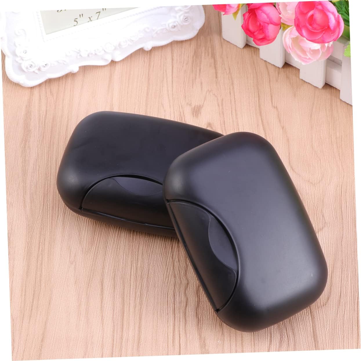 Garneck Compact Soap Holder Lock Leakproof Travel Size