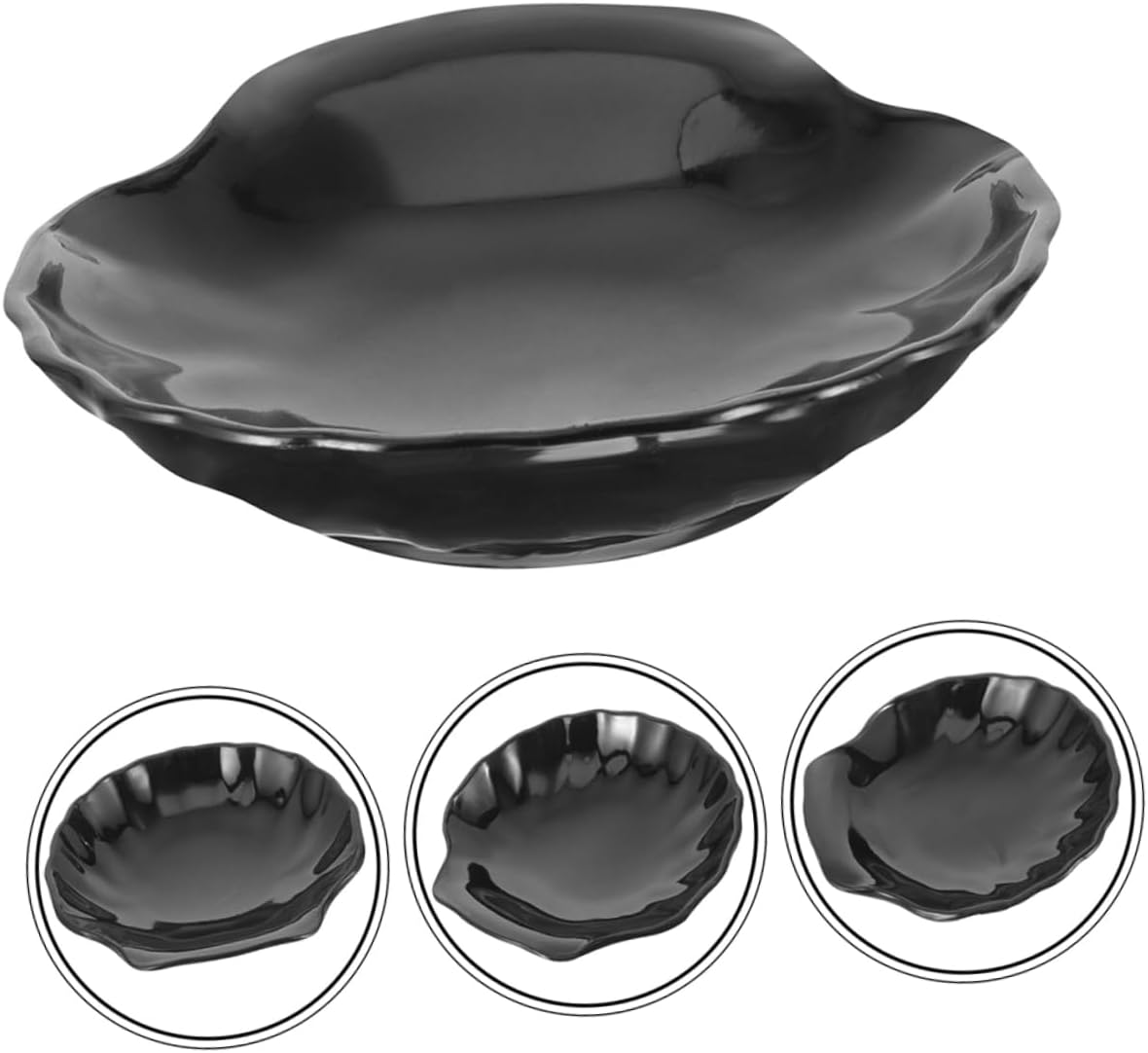 Unomor Shell Shaped Soap Dish Holder 2pcs