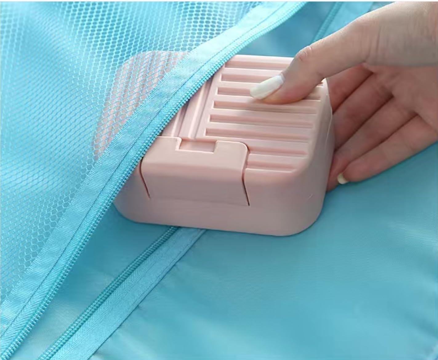 2 Pack Travel Soap Holder Pink Portable