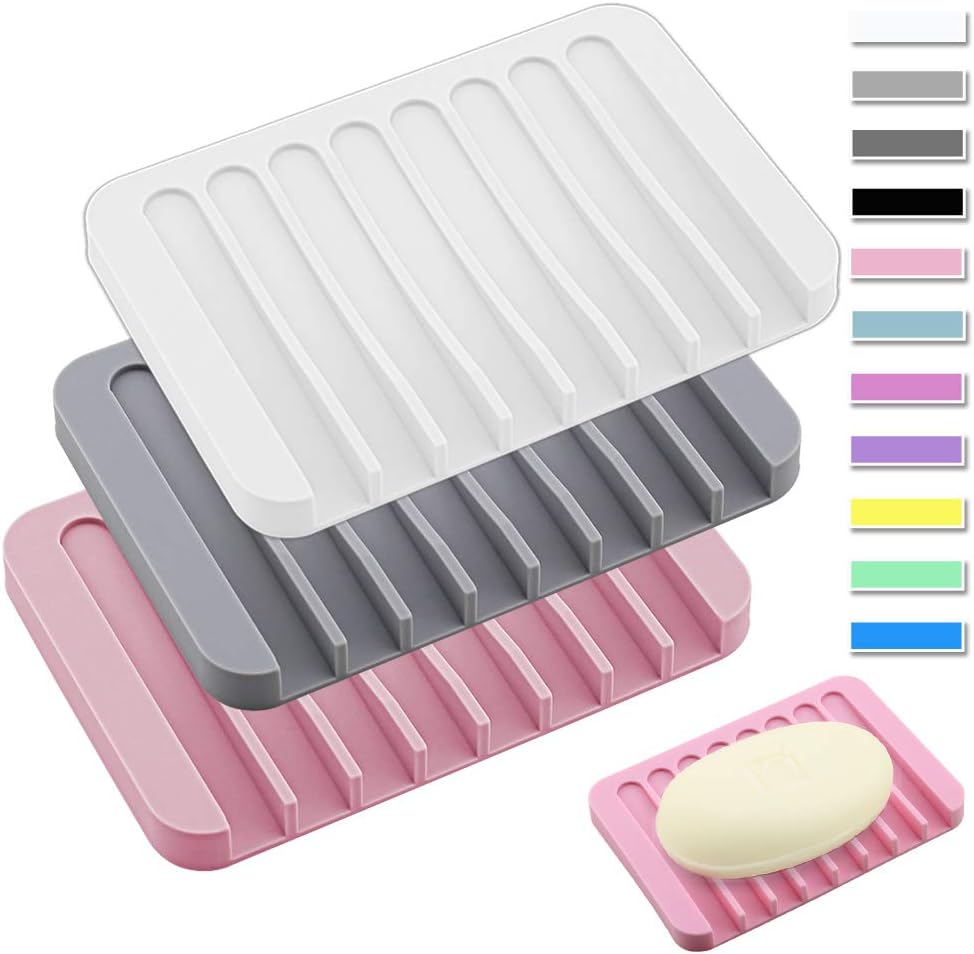 Urbanstrive Flexible Silicone Soap Dish - Pink