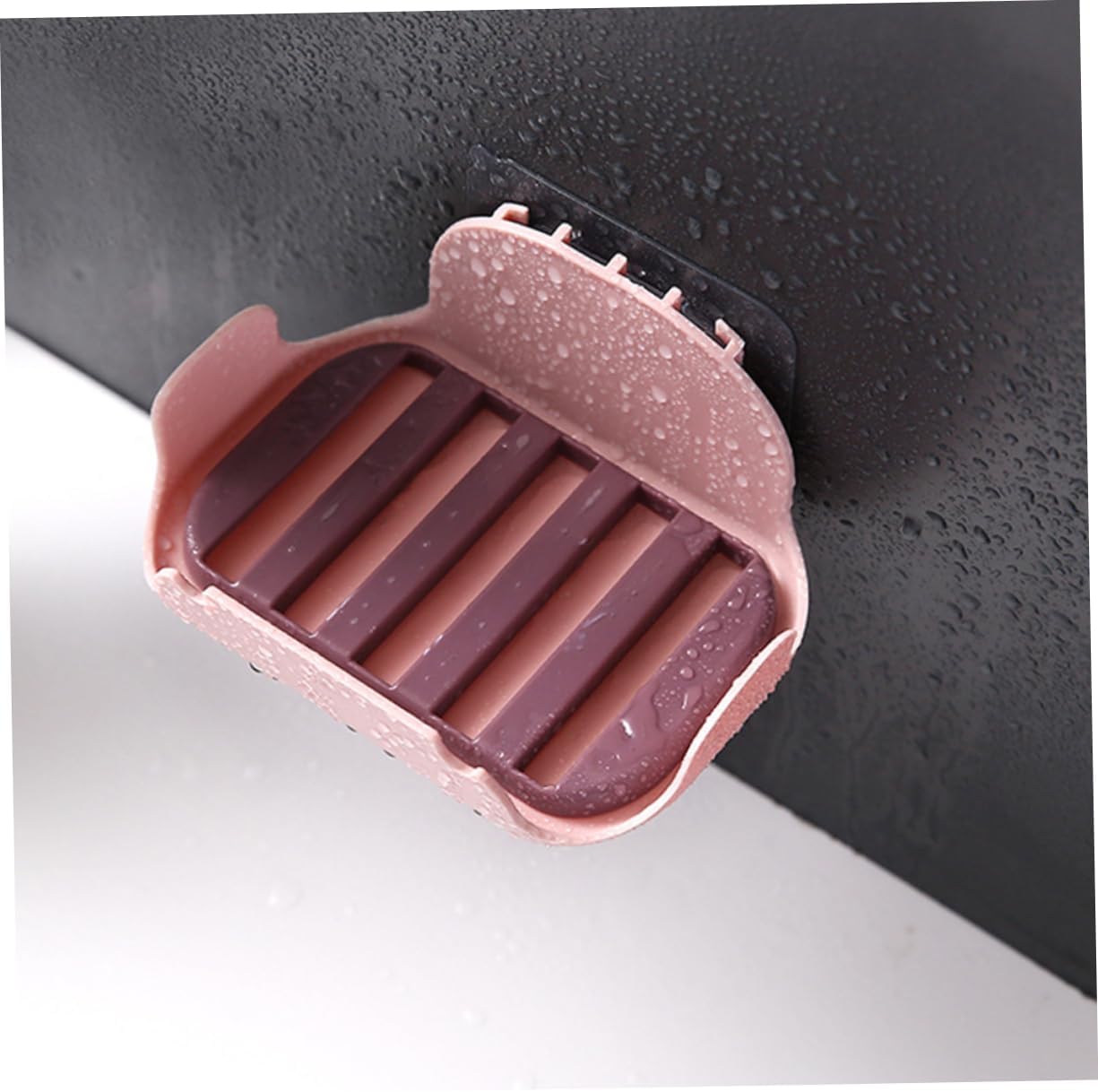 Anneome Bathroom Soap Dish Holder Double Layer Draining
