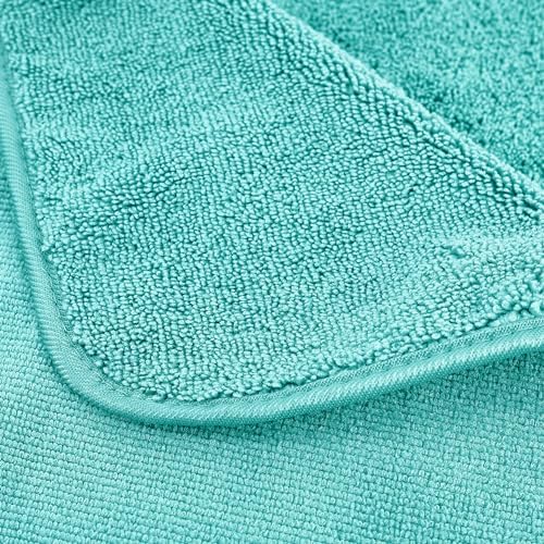 POLYTE 60x30in Quick Dry Microfiber Towel Set - 6 Piece