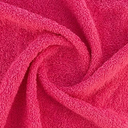 CASA COPENHAGEN He She 6 Piece Towel Set - Teal Pink