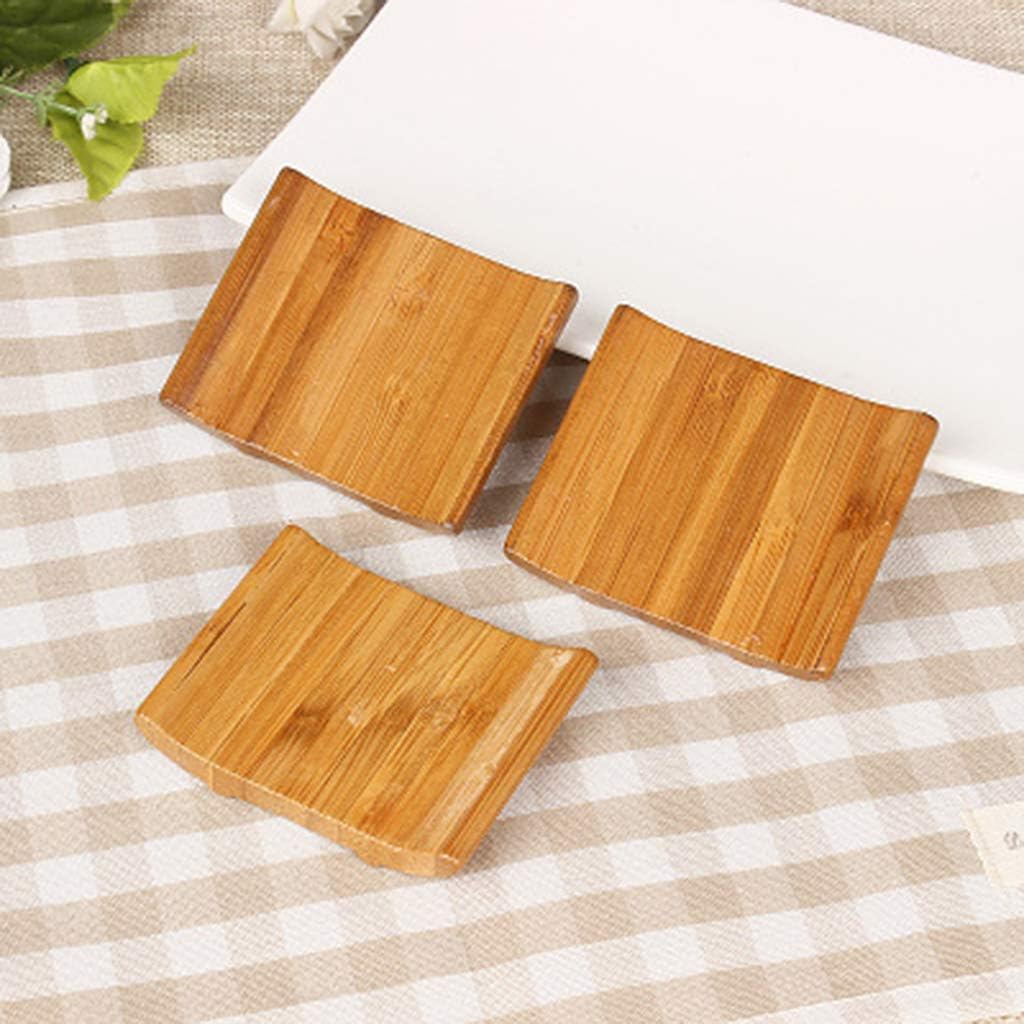 ljhnba Wooden Soap Dish Holder for Bathroom