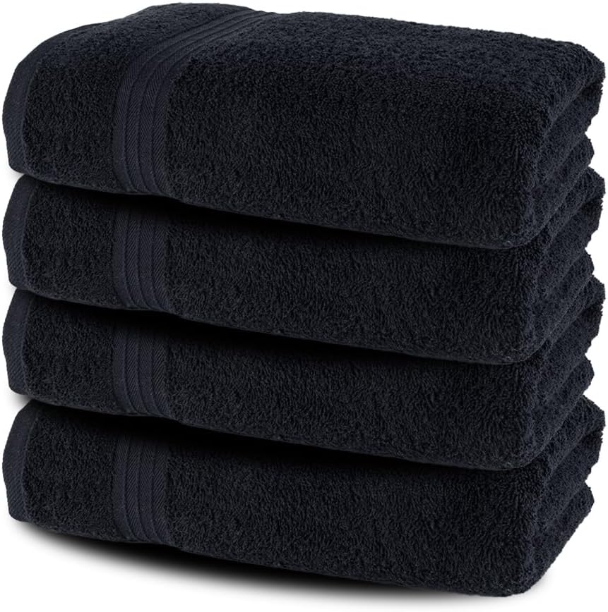 Textila Bath Towels - 30x60 Inch Pack of 4