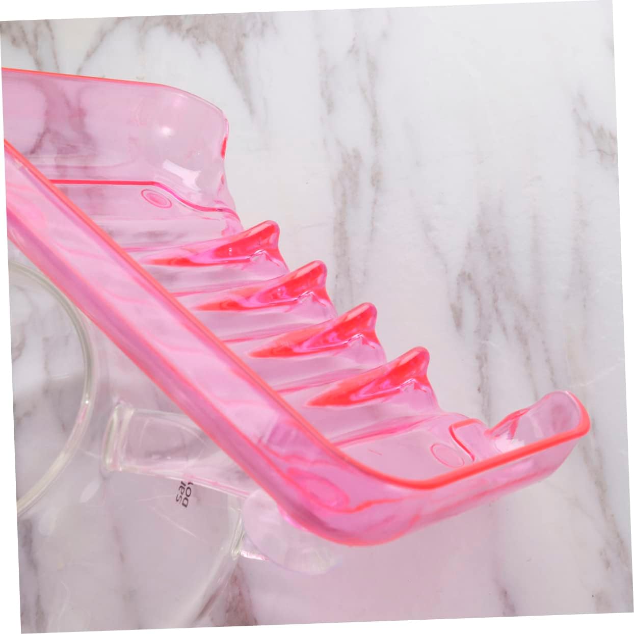 Modern Red Suction Soap Dish for Shower Wall Mount