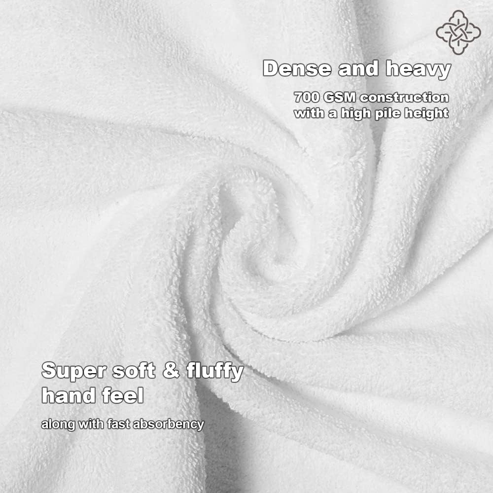BIOWEAVES Organic Cotton Bath Towels Pack of 2