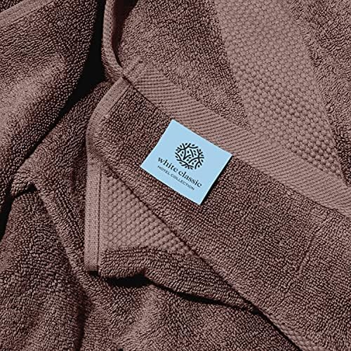 White Classic Luxury Bath Towels 30x56 4 Pack
