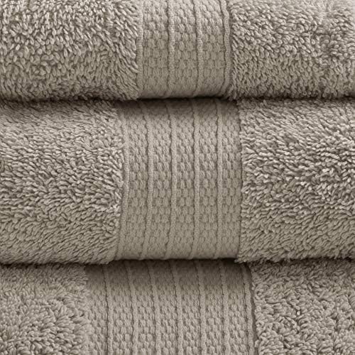 Madison Park Organic Cotton Towel Set Hotel Quality Tan