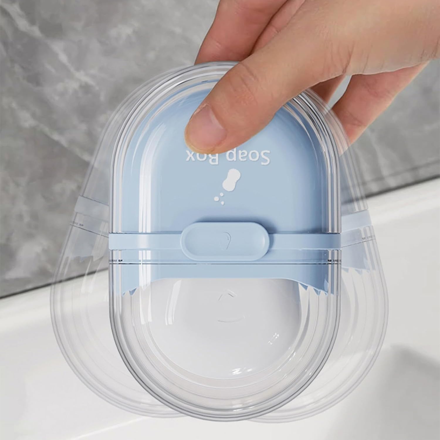 Bar Soap Travel Case with Lid and Drainage Hole Pink