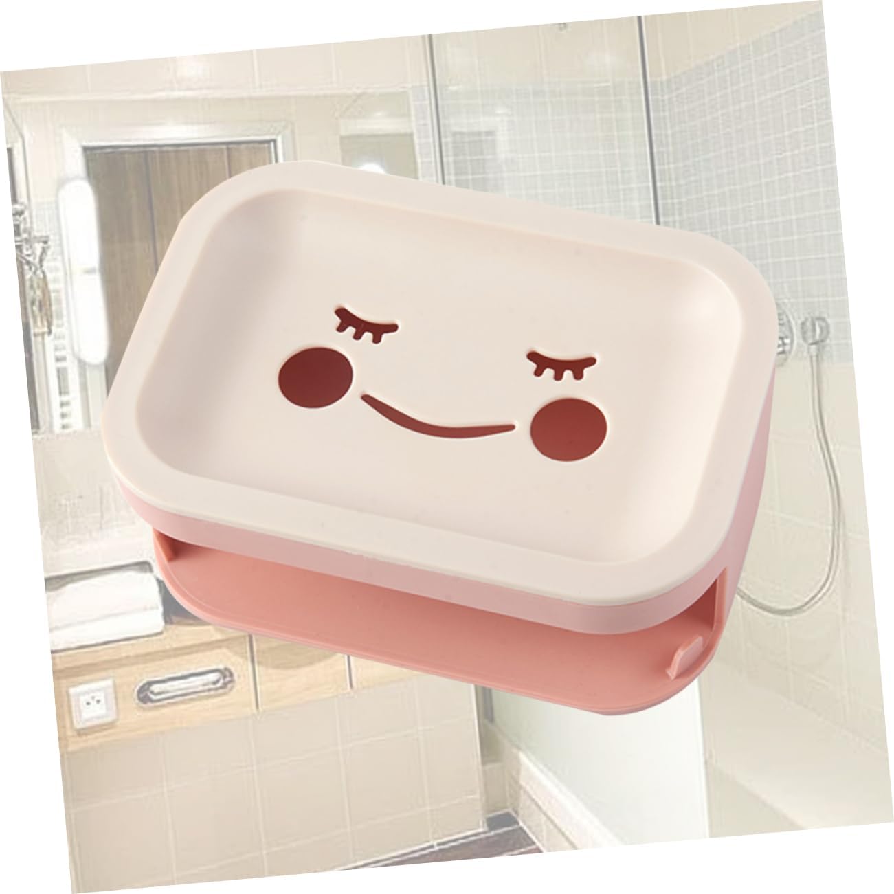 Ciieeo Double Layer Wall-Mounted Soap Draining Dish