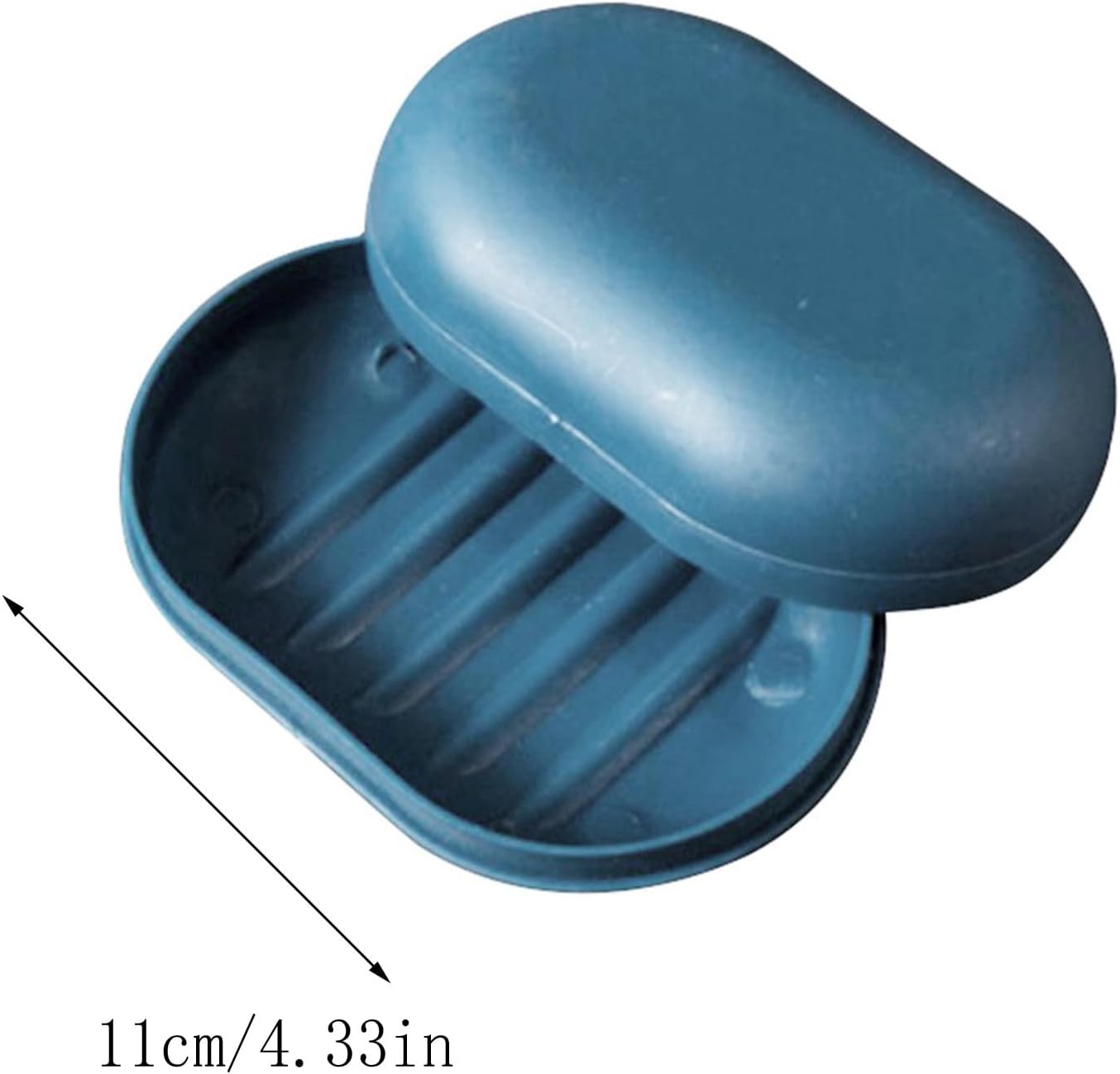 433 Inch Leak Proof Soap Box with Lid for Travel