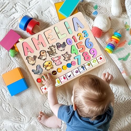 Personalized Wooden Name Puzzle For Kids 1