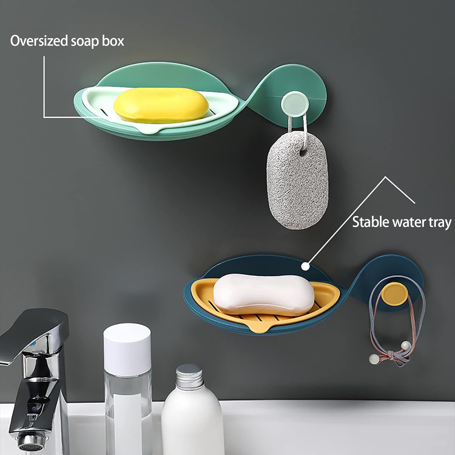 Cakina Rolling Rack Cartoon Soap Dish for Kids