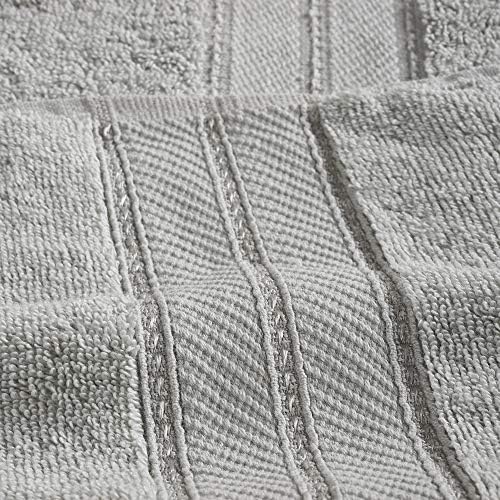 Modern Threads 4-Pack Bath Towels Grey 30x54