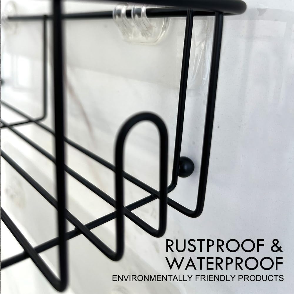 Leeda 2-Tier Soap Dish Holder Shower Caddy Organizer