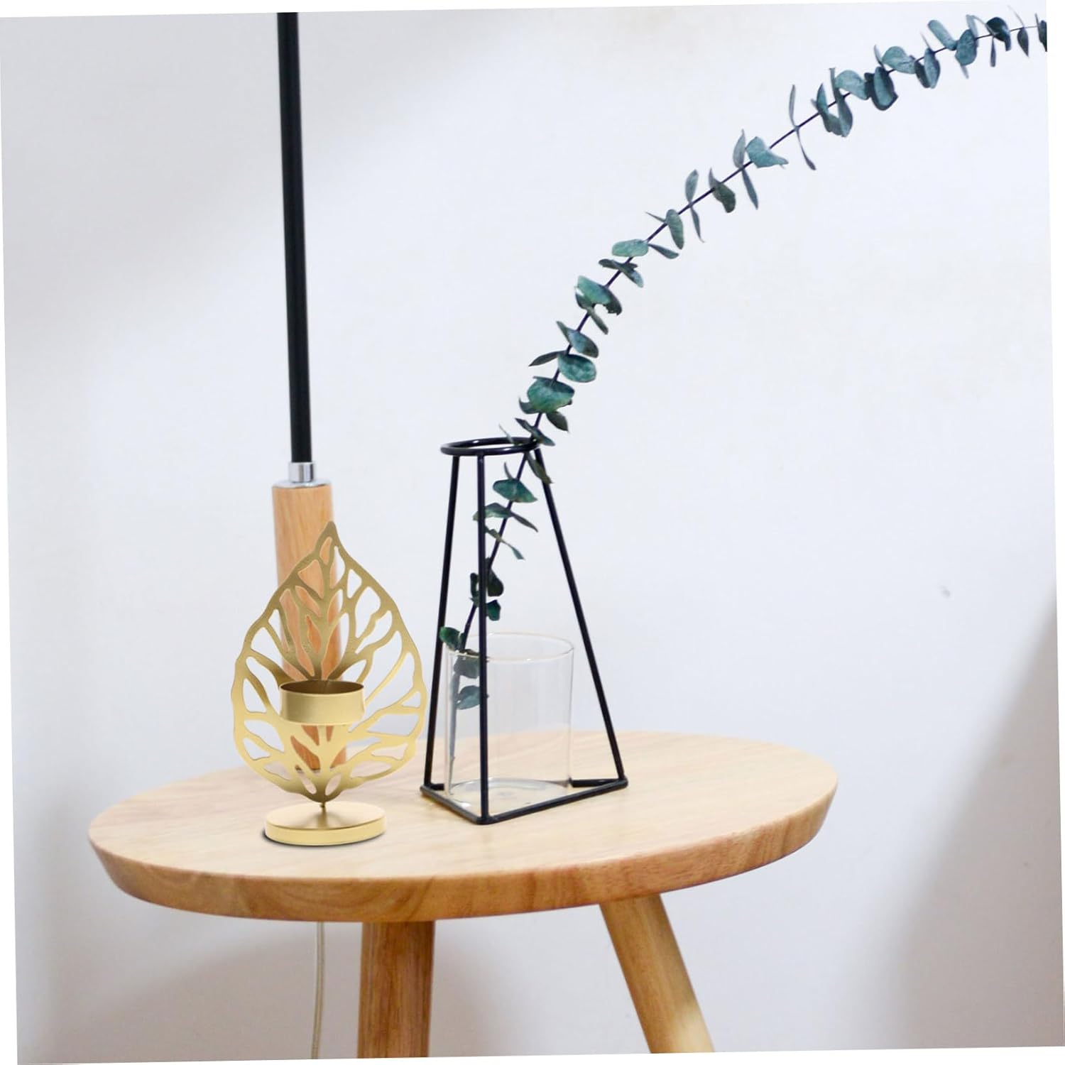 Alipis Vintage Snowflake Candleholder for Christmas
