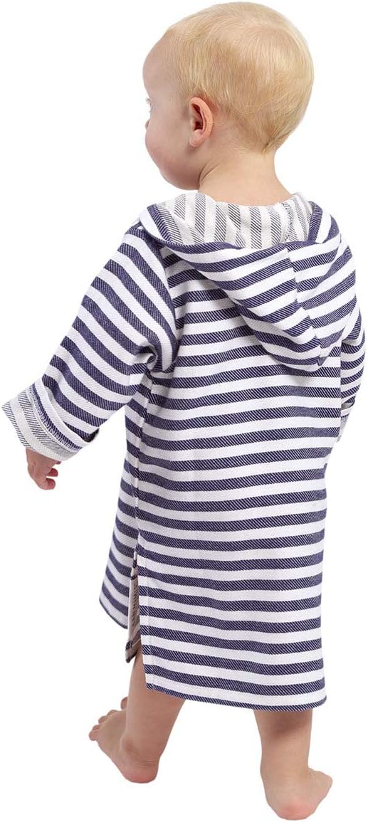 SAMMIMIS Toddler Bathrobe for Girls Boys - UV Protection Hooded Towel XS