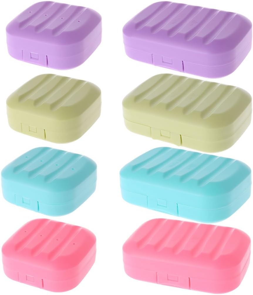 BOLOUY Soap Box Holder with Lock and Lid