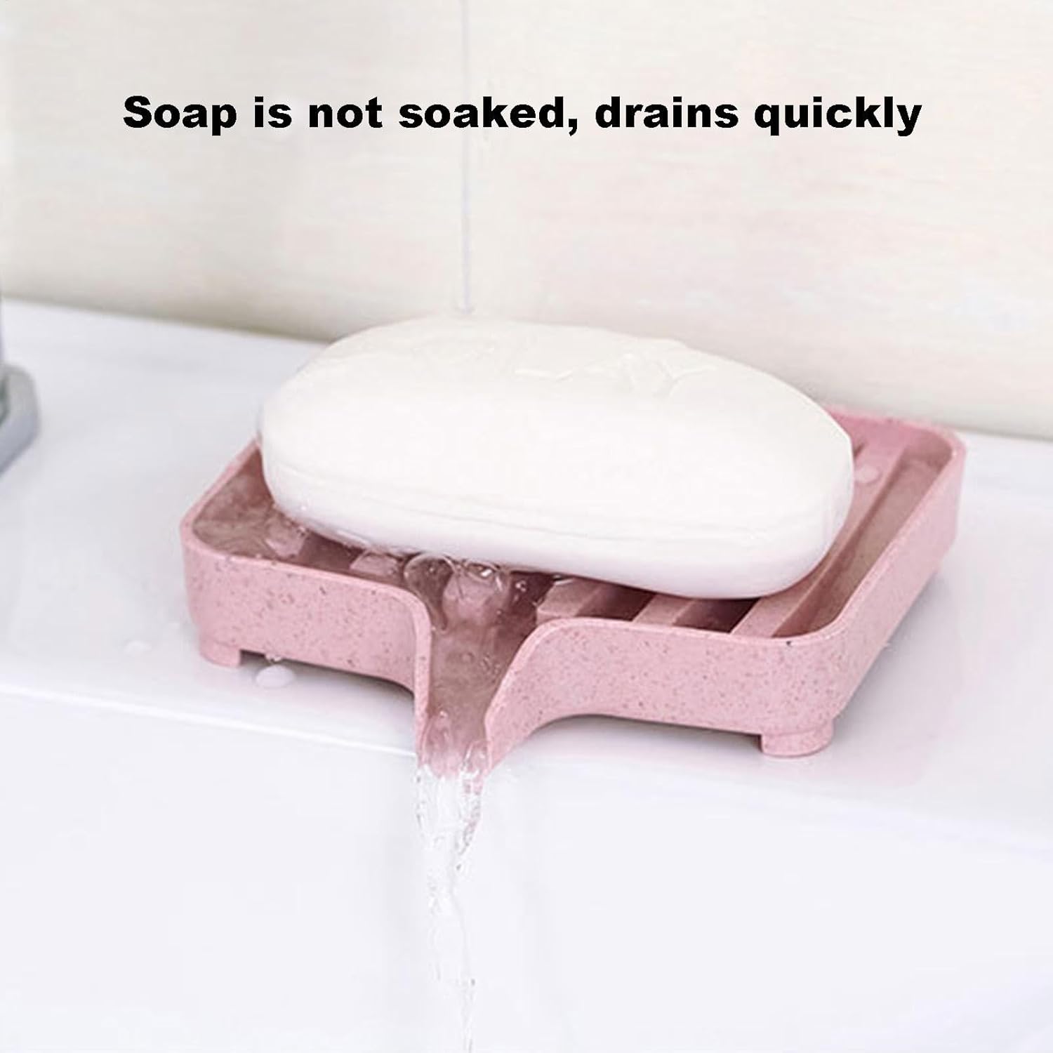 Durable Soap Dish with Drainage and Stylish Design