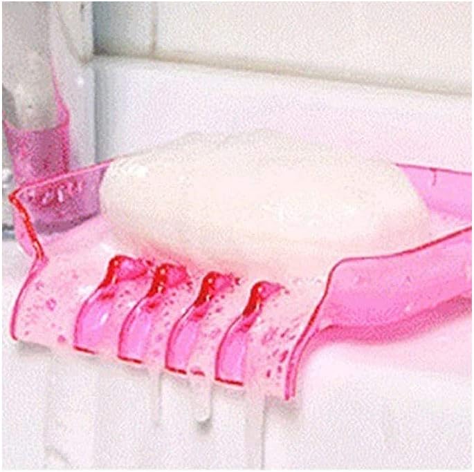 Plastic Soap Dish Holder for Bathroom Storage