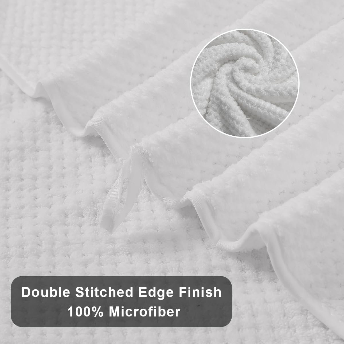Hailea 4-Pack Extra Large Bath Towels Set 35x70 Inches