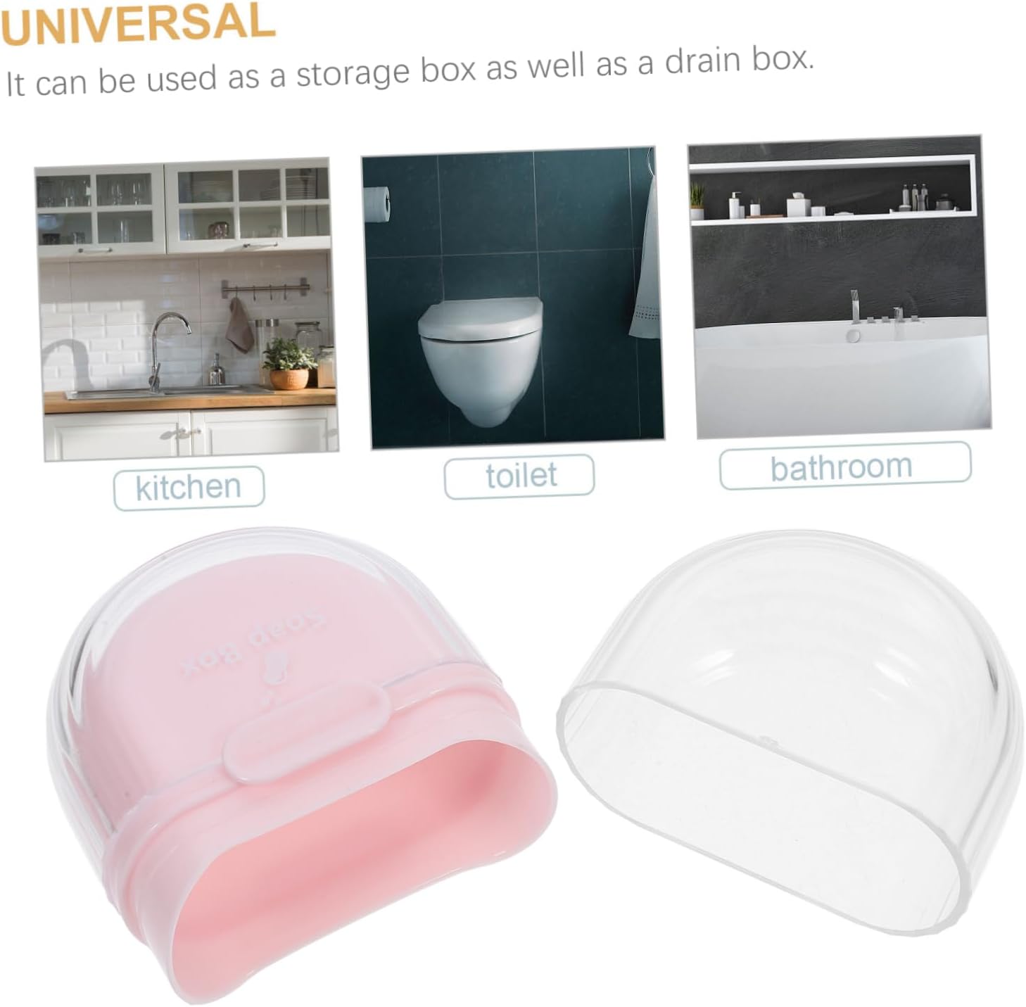 ABOOFAN Travel Soap Dish Portable Waterproof Holder