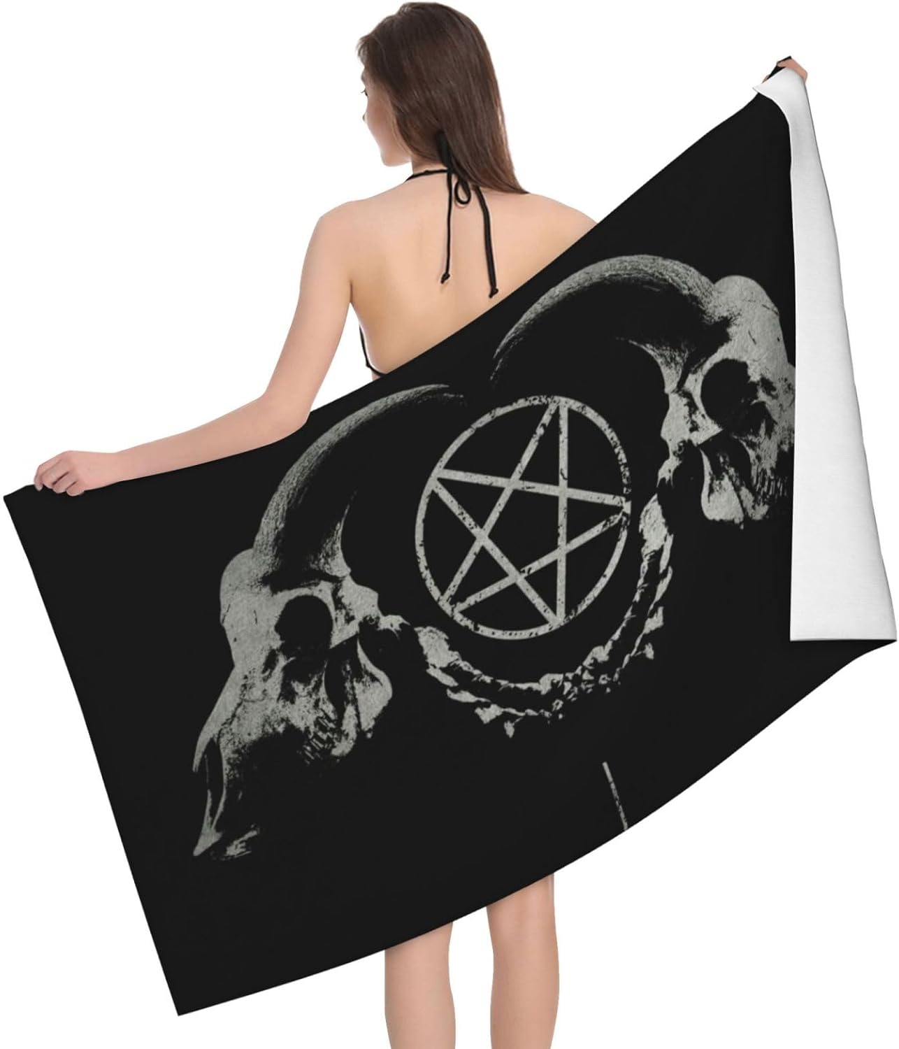 Gizmac Satanic Occult Wiccan Microfiber Bath Towel