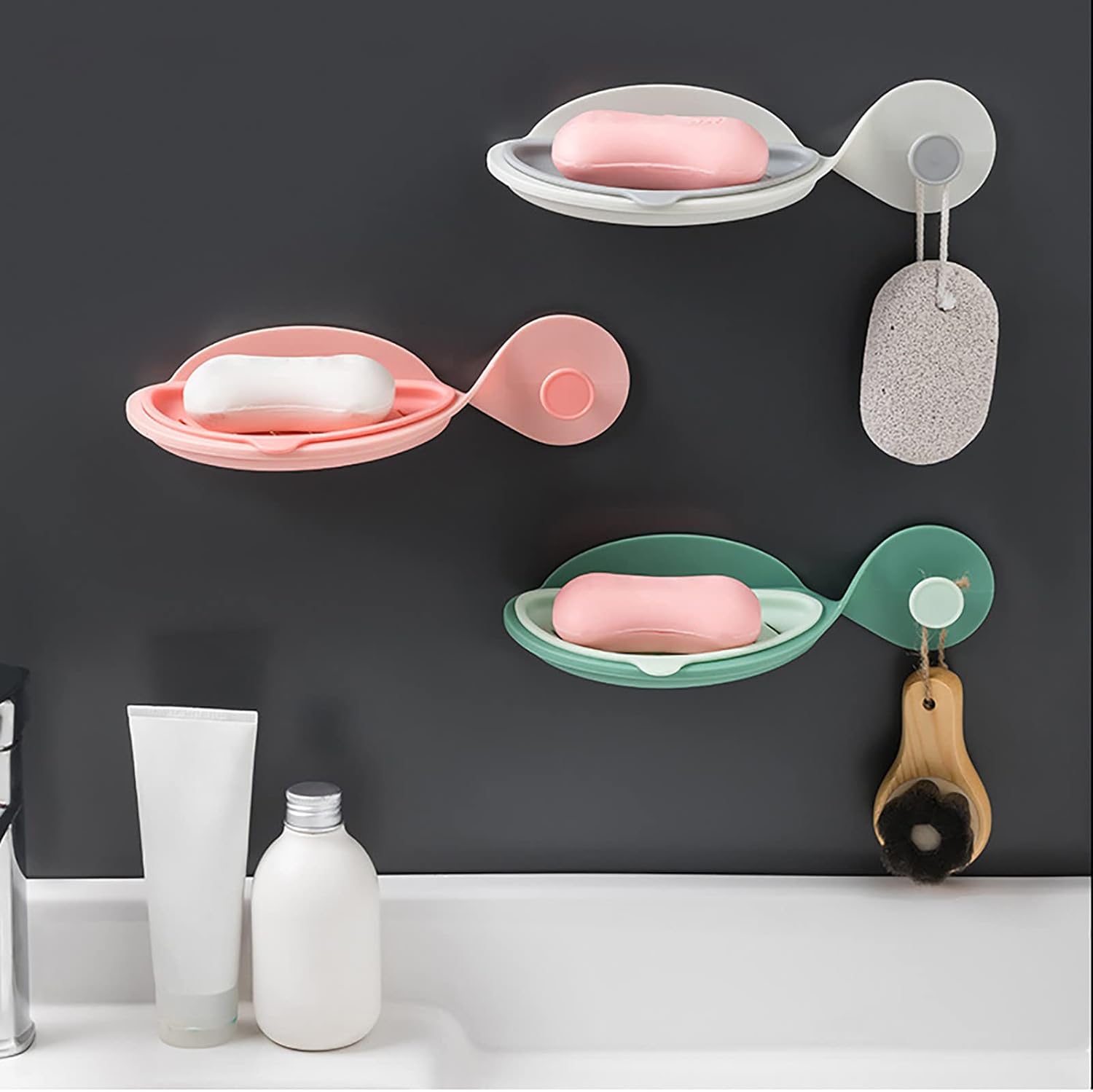 Cakina Rolling Rack Cartoon Soap Dish for Kids