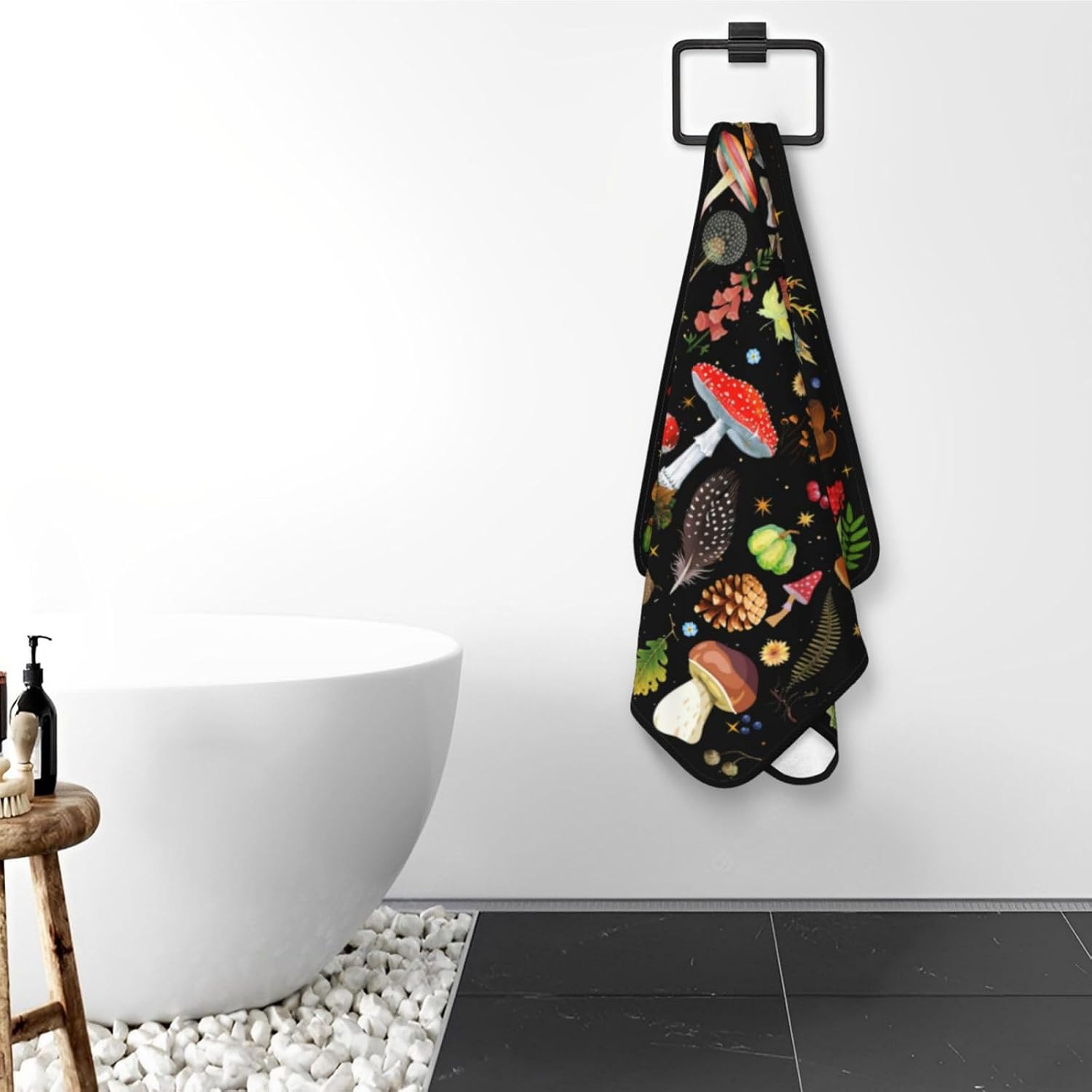 YETOUTOU Mushroom Bath Towels Set