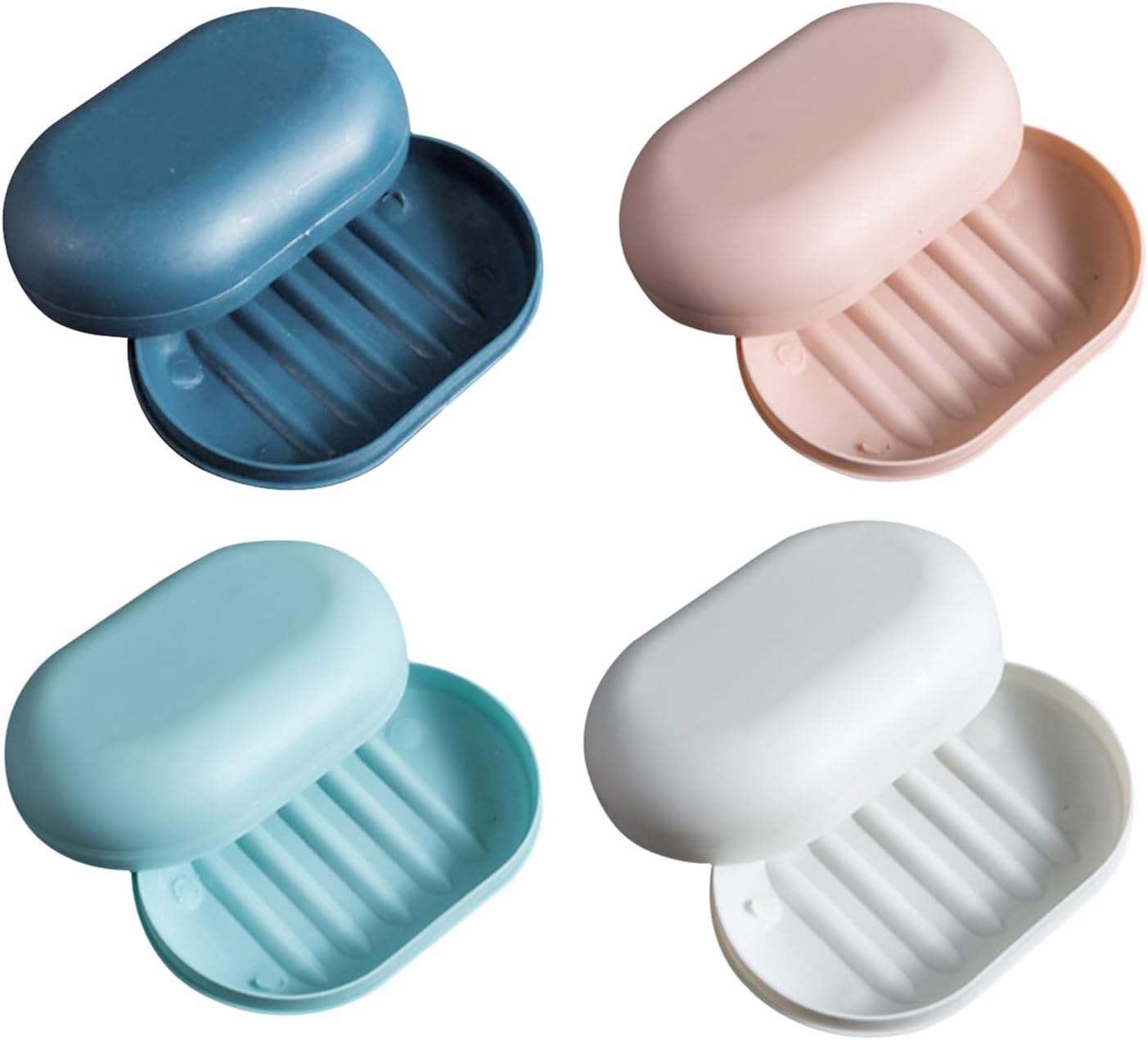 Portable Bar Soap Holder - Leak Proof Travel-Friendly Pink