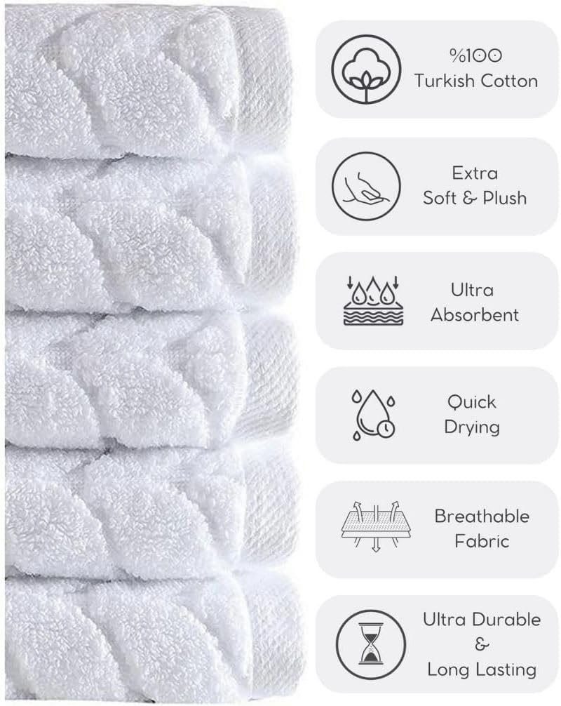BAGNO MILANO Turkish Cotton Ultra Soft Bath Towel Set 2 pcs